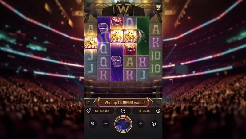 Reel Royale Showdown - bốn Scatter, kích hoạt vòng thưởng
